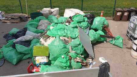 Izkupiček  v zbirnem centru 